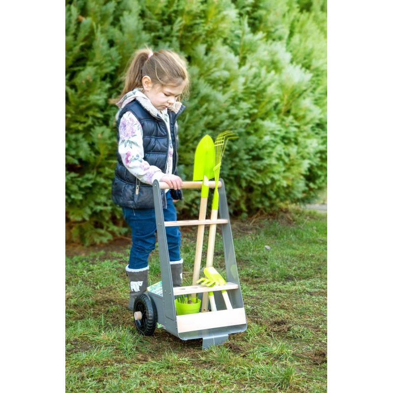Chariot outils de jardin - jouets pour enfant