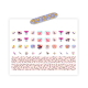 Nails stickers - Plumes