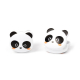 Set de 6 clips de fermeture pour sachets - Pandas